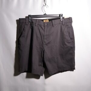 NWT‎ Foundry Everyday Casual Comfort Stretch Flat Front Gray Shorts Mens 46